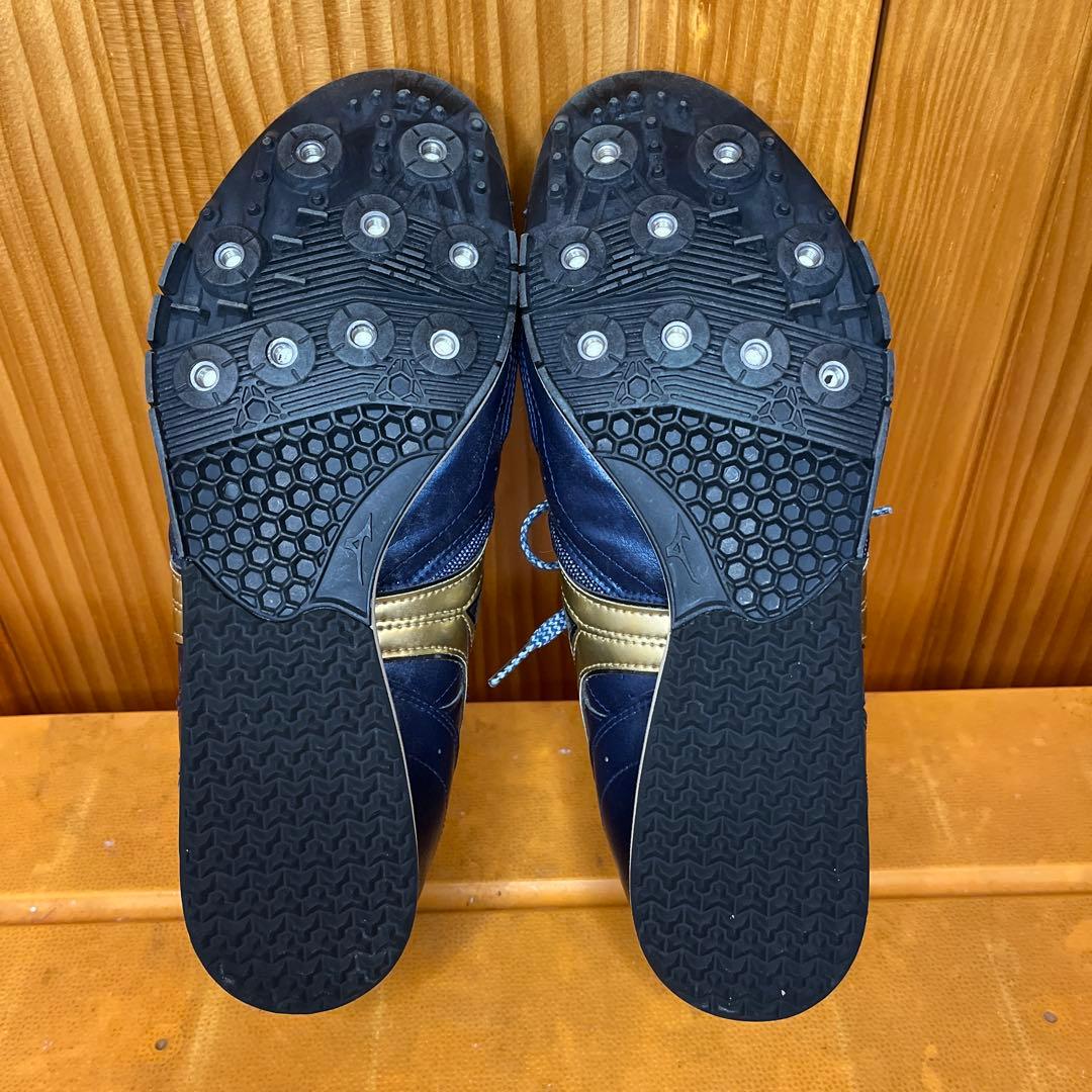 美品ミズノフィールドジオAJJAPAN新品ピン付跳躍用スパイク