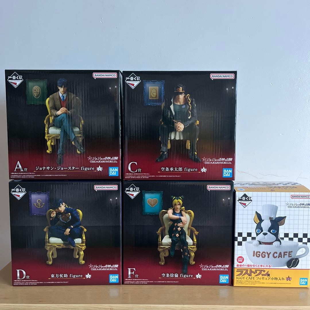 一番くじ ジョジョの奇妙な冒険 ジョジョワールラストワン　セミコンプ　5点セット