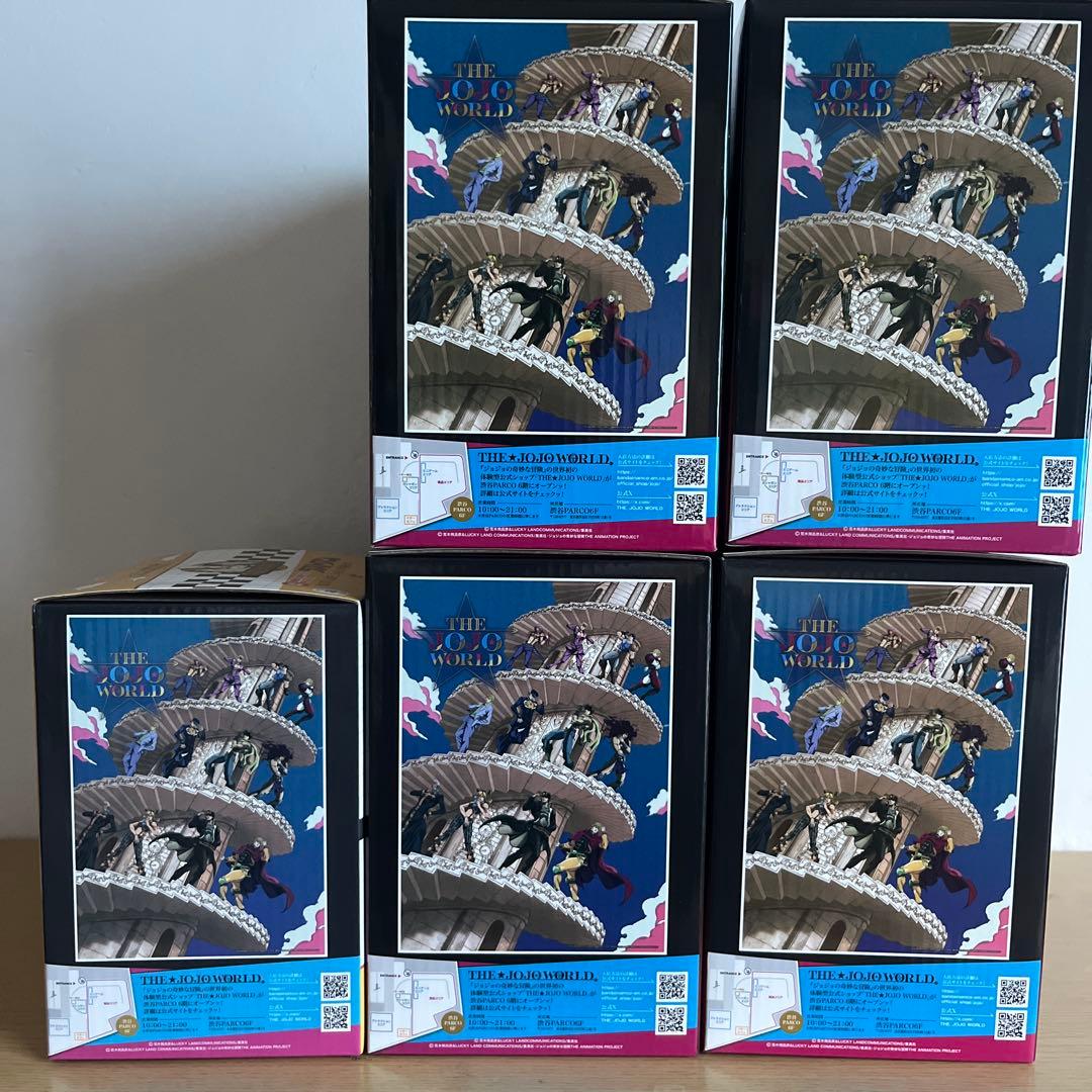 一番くじ ジョジョの奇妙な冒険 ジョジョワールラストワン　セミコンプ　5点セット