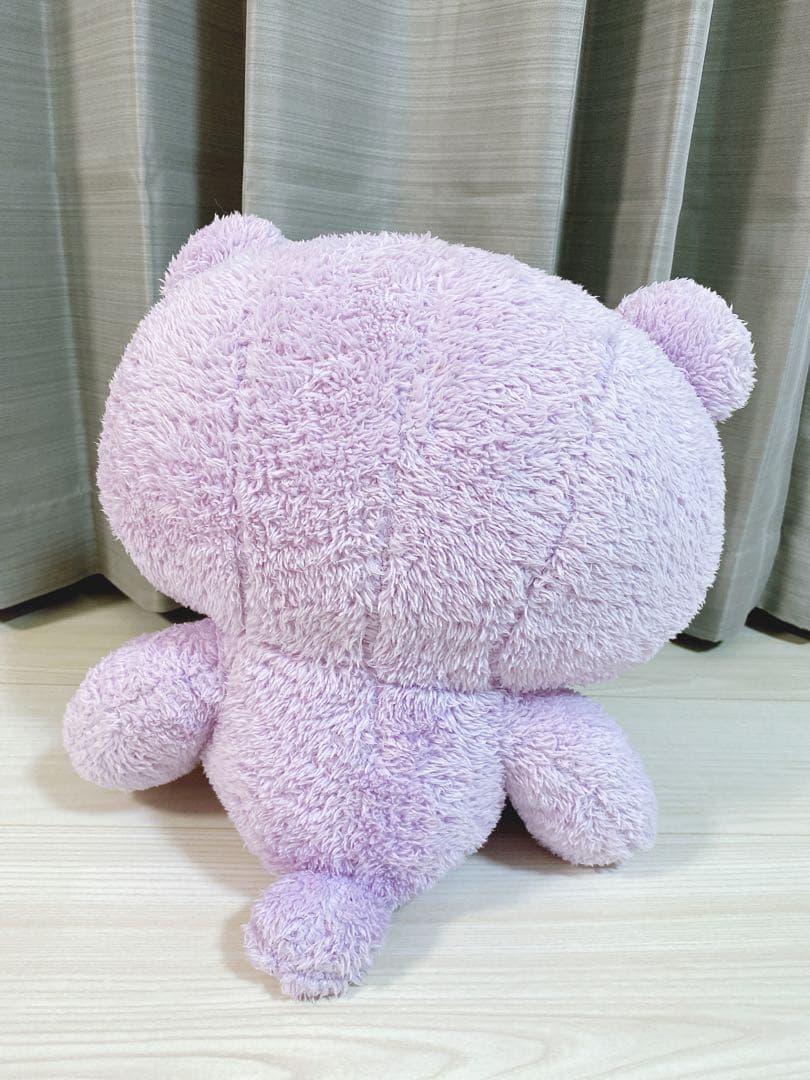 チャックスGP グルーミー 特大サイズ ぬいぐるみ ラベンダー　限定品