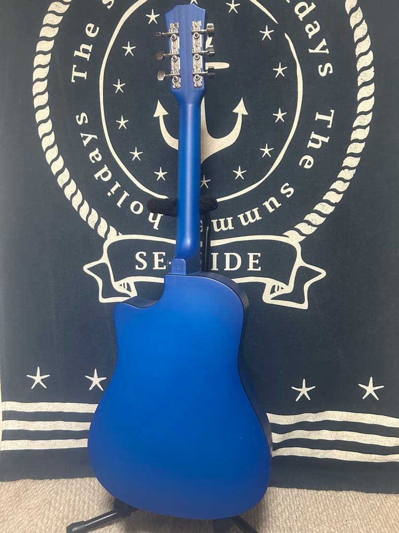 今月特価‼️新品未使用❣️ブルーburst色　トリプル０size アコースティック‼️