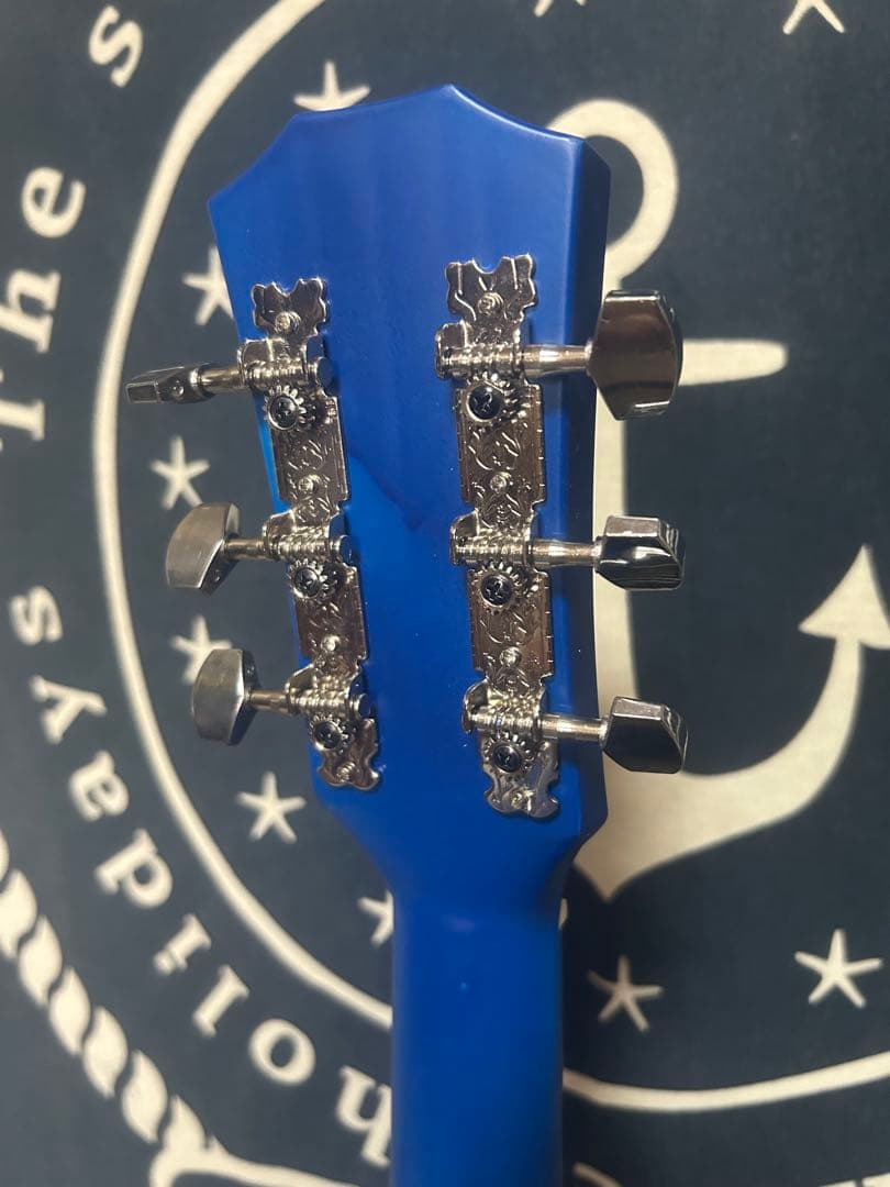 今月特価‼️新品未使用❣️ブルーburst色　トリプル０size アコースティック‼️