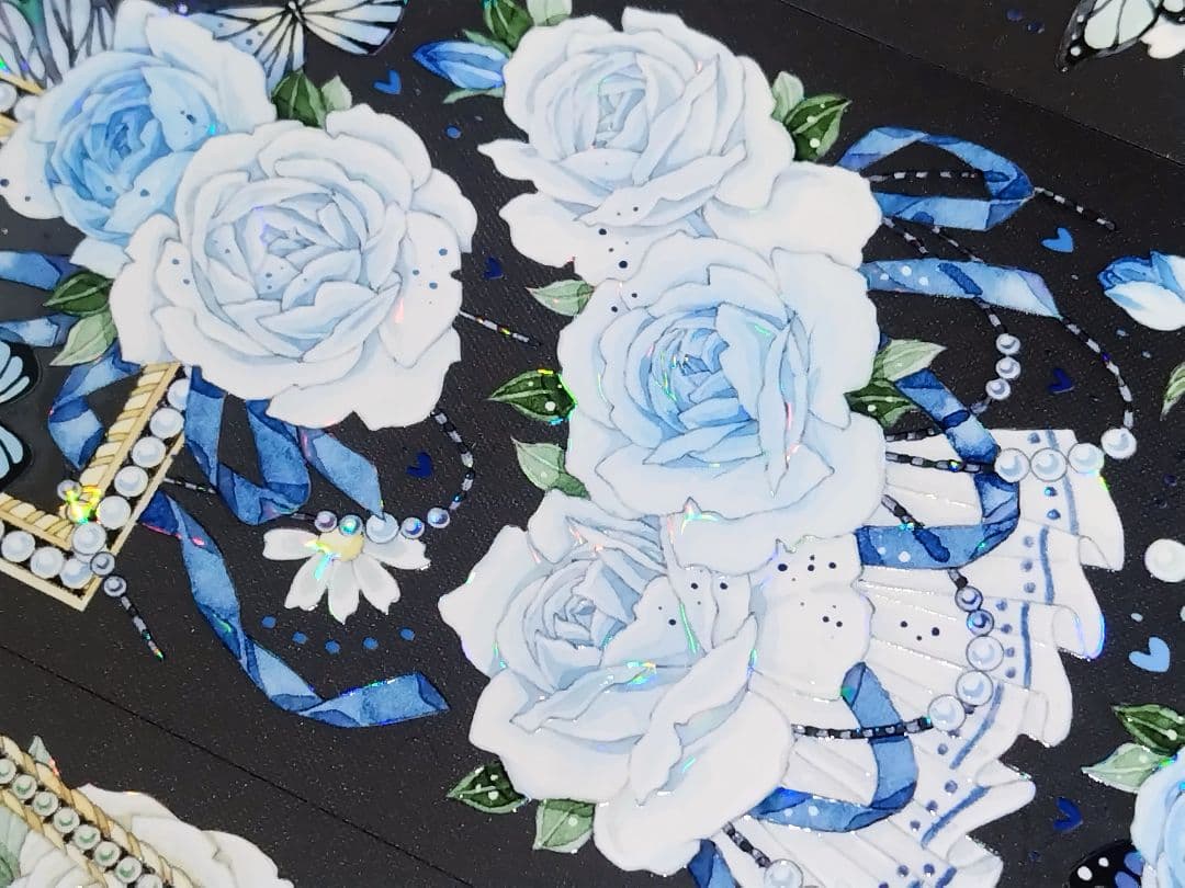 切売 466★ 海外 マスキングテープ マステ PET 装飾 花 贝壳光