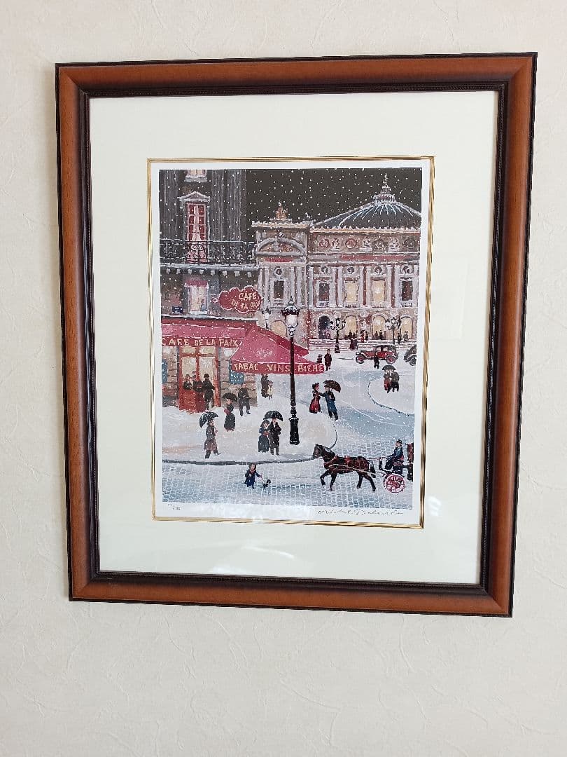 ミッシェルドラクロワ　オペラ座の雪の夕暮れ