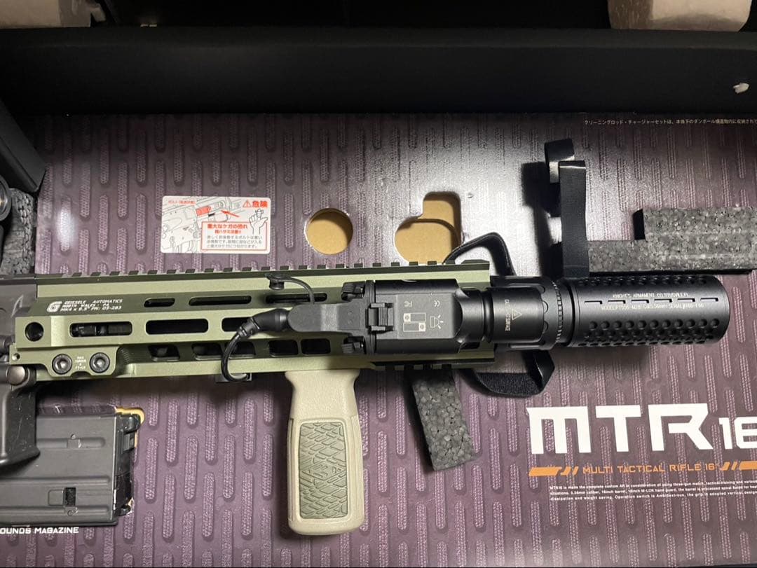 美品　東京マルイ　MTR16 GBB 外装、内装カスタム品　(MWS MK18