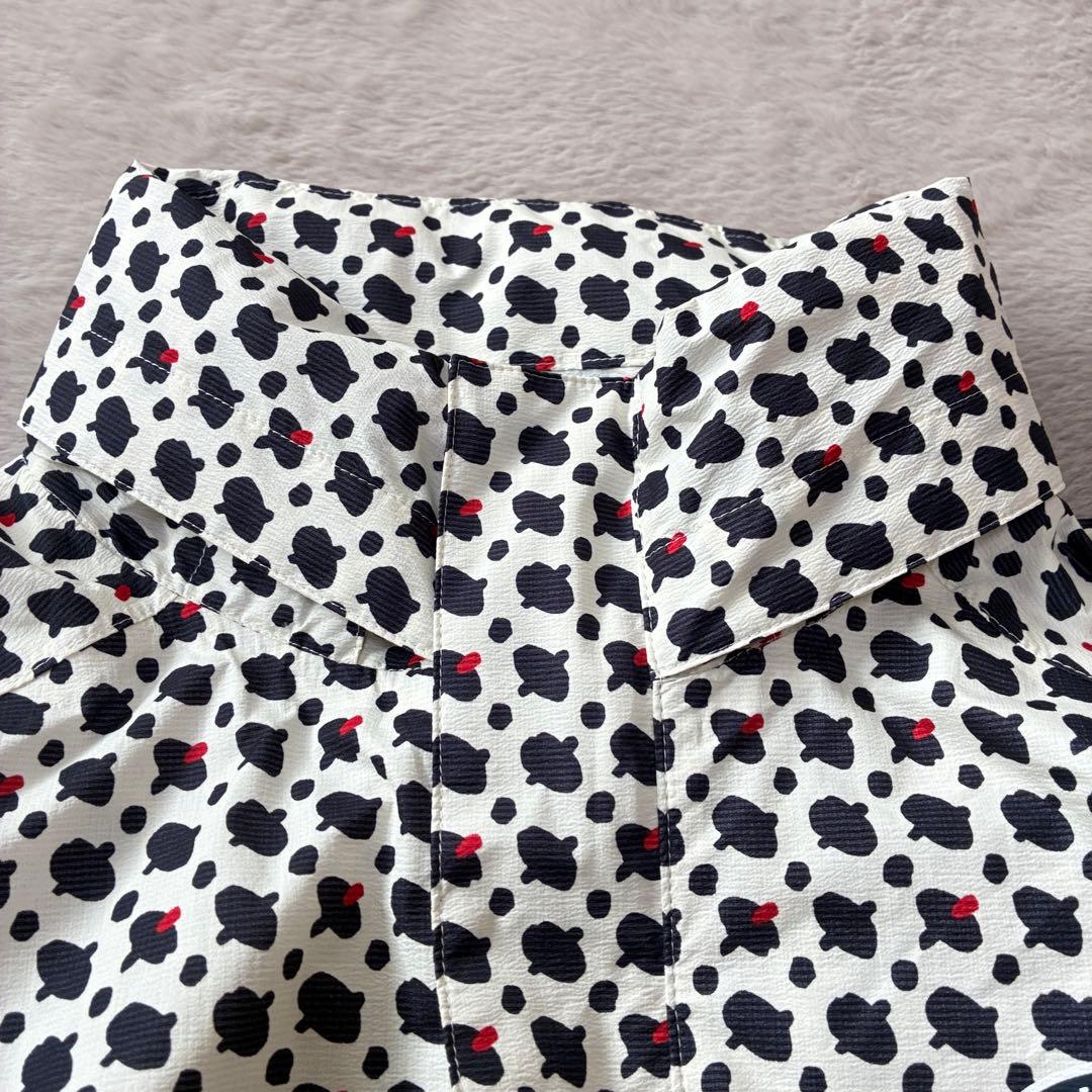 adabat アダバット 幾何学柄 レインブルゾン ジャケット コンパクト XL