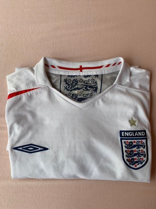 '06 イングランド レプリカユニ '05-'07着用 星付き希少 UMBRO