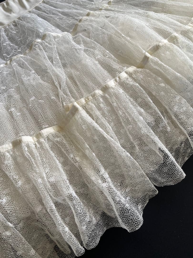 アンティークヴィンテージレースペチコートスカート ドレスマネキントルソー