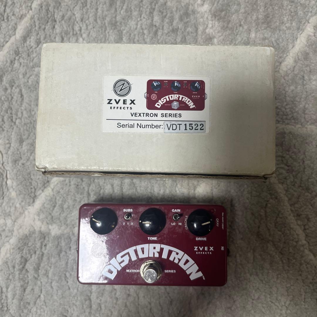 【箱付き】ZVEX DISTORTRON ギターエフェクター
