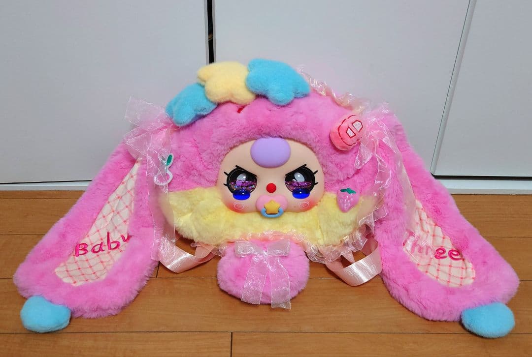 【最終値下げ！】Babythree　バッグ　お顔リュック　シークレット　ピンク