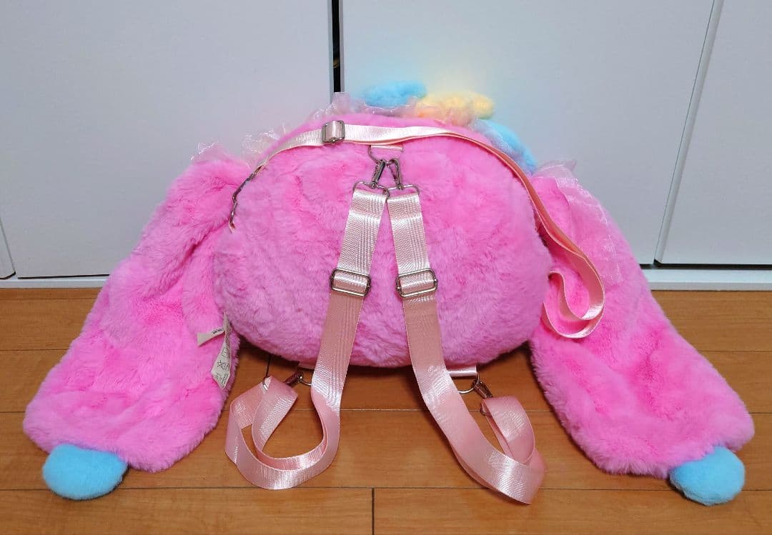 【最終値下げ！】Babythree　バッグ　お顔リュック　シークレット　ピンク