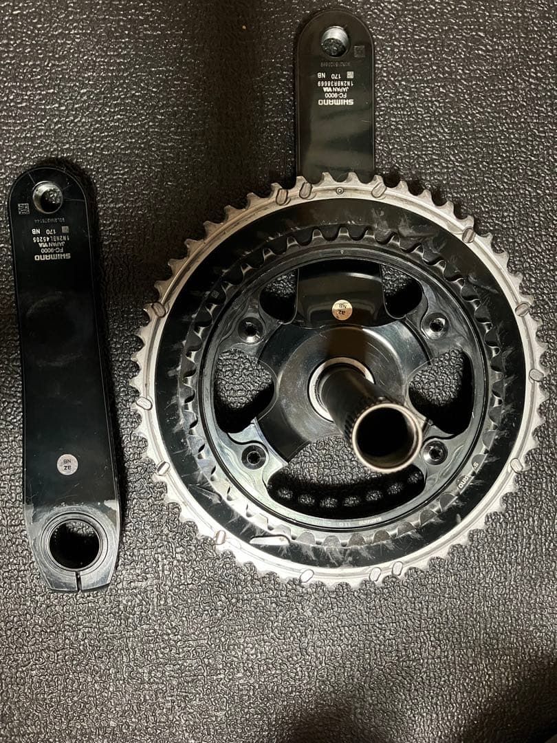 FC-9000 Dura ace クランク　170mm 52-38