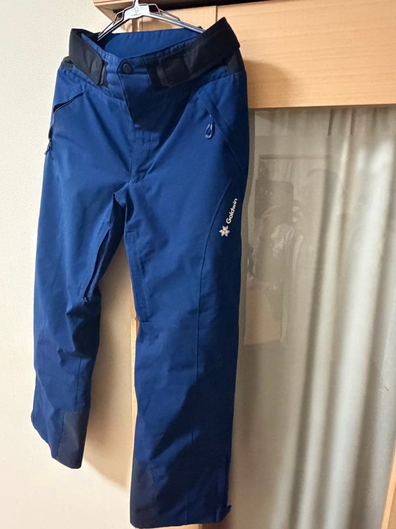 【送料込み】Goldwin スキーウェア 上下セット ブルーツートーン