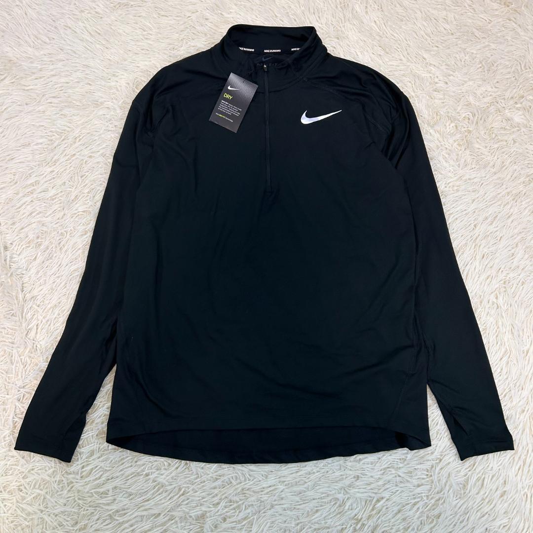 新品タグ付　NIKE　ナイキ　ランニングウェア　長袖シャツ　ドライフィット　XL