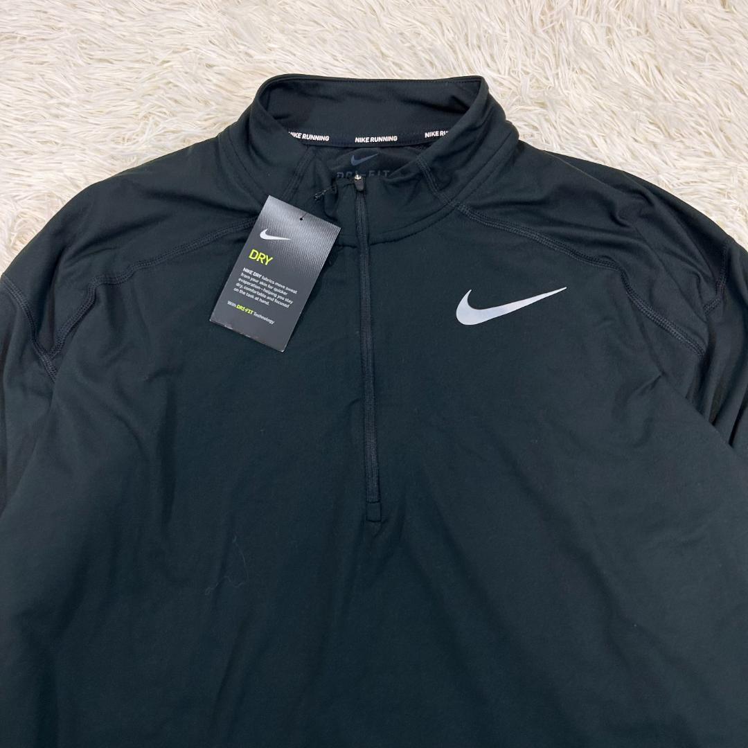 新品タグ付　NIKE　ナイキ　ランニングウェア　長袖シャツ　ドライフィット　XL