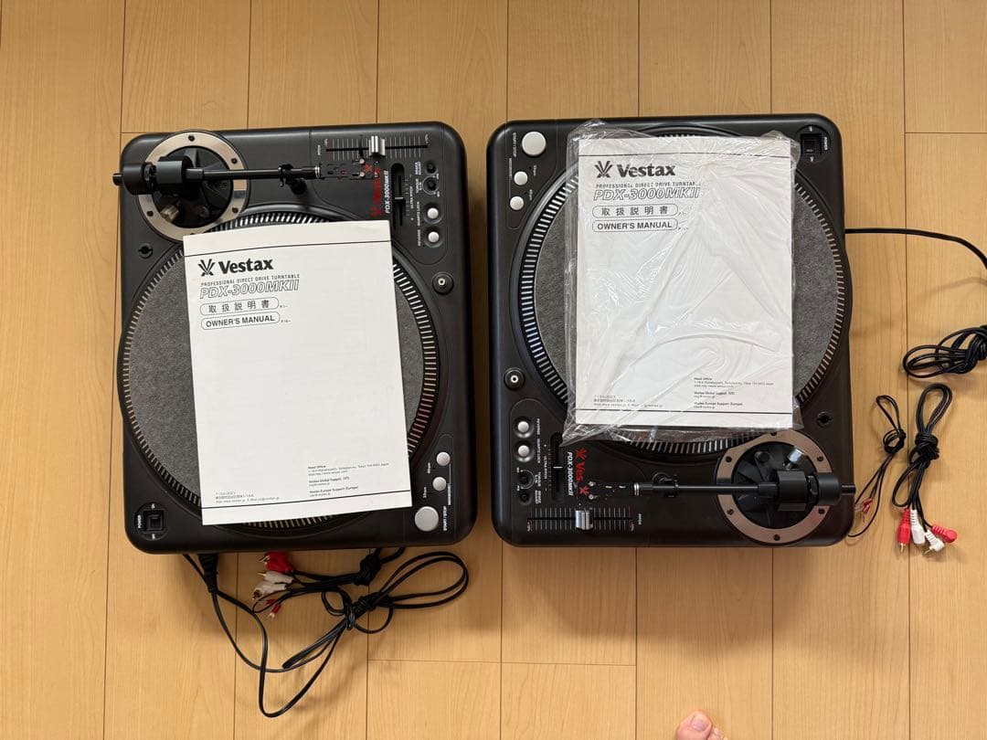 VESTAX PDX-3000MKII ターンテーブル 2台セット