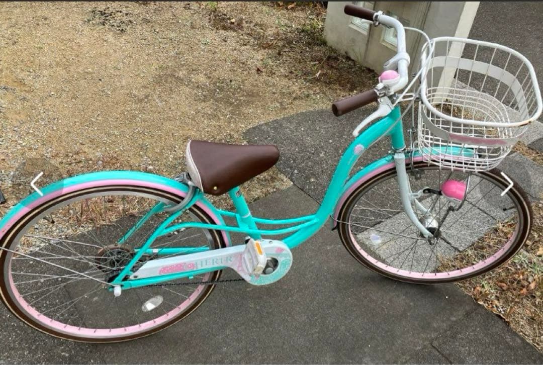 自転車 25インチ ミントグリーン エメラルドグリーン