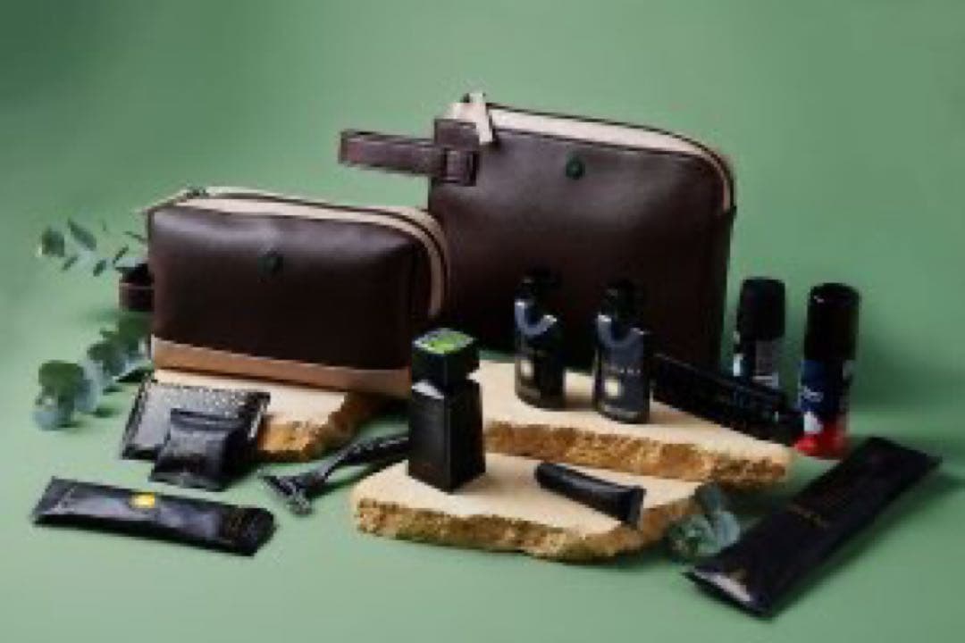 エミレーツ航空ファーストクラス　アメニティ　ブルガリ　限定コレクション