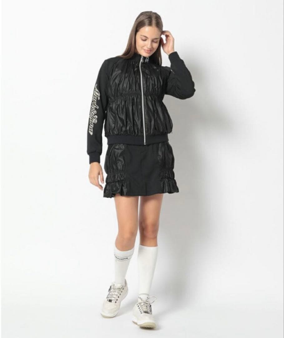 MARK&LONA マークアンドロナ ジップアップブルゾン　ブラック　36(S)