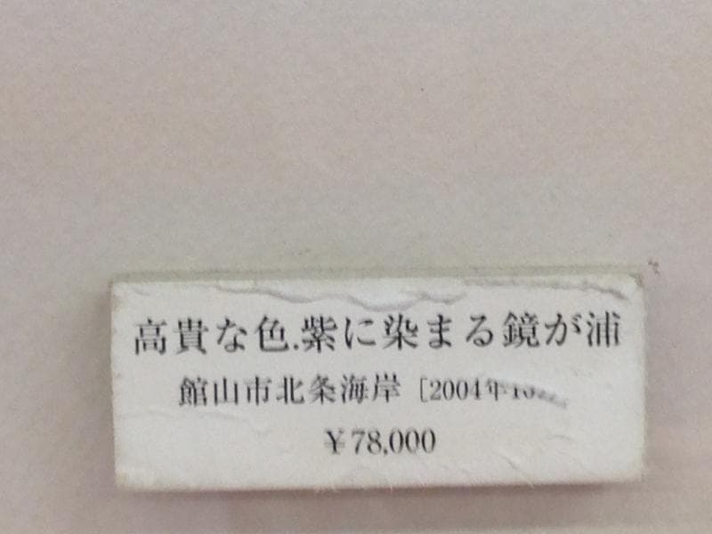 ★展示品★紫に染まる鏡ケ浦(館山)/額付/オリジナルプリント