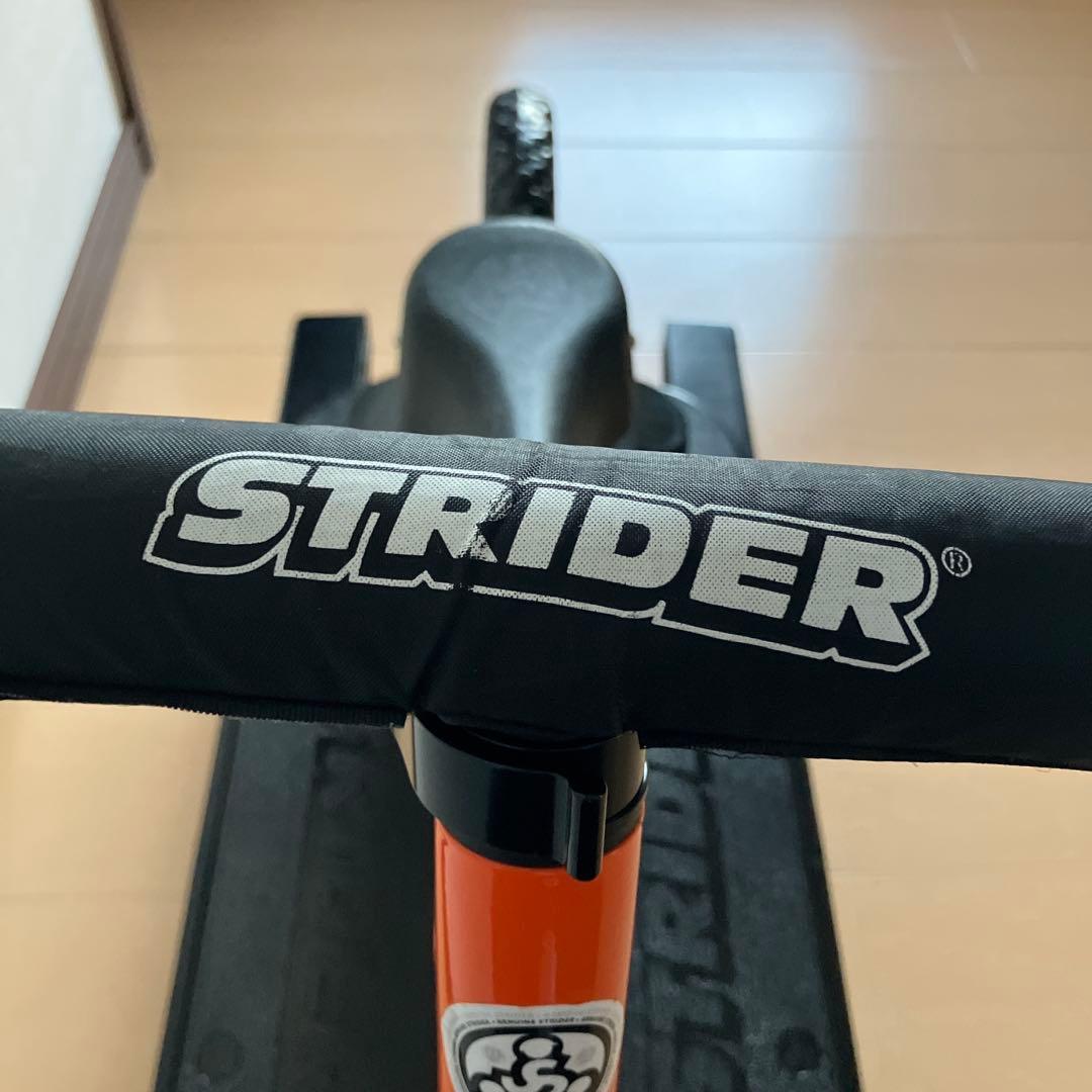 STRIDER オレンジ バランスバイク【ロッキングベース付き】