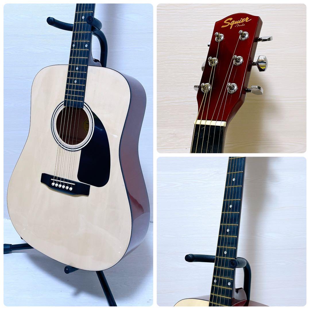 良品 スクワイヤー SA-150 アコースティックギター ソフトケース付き