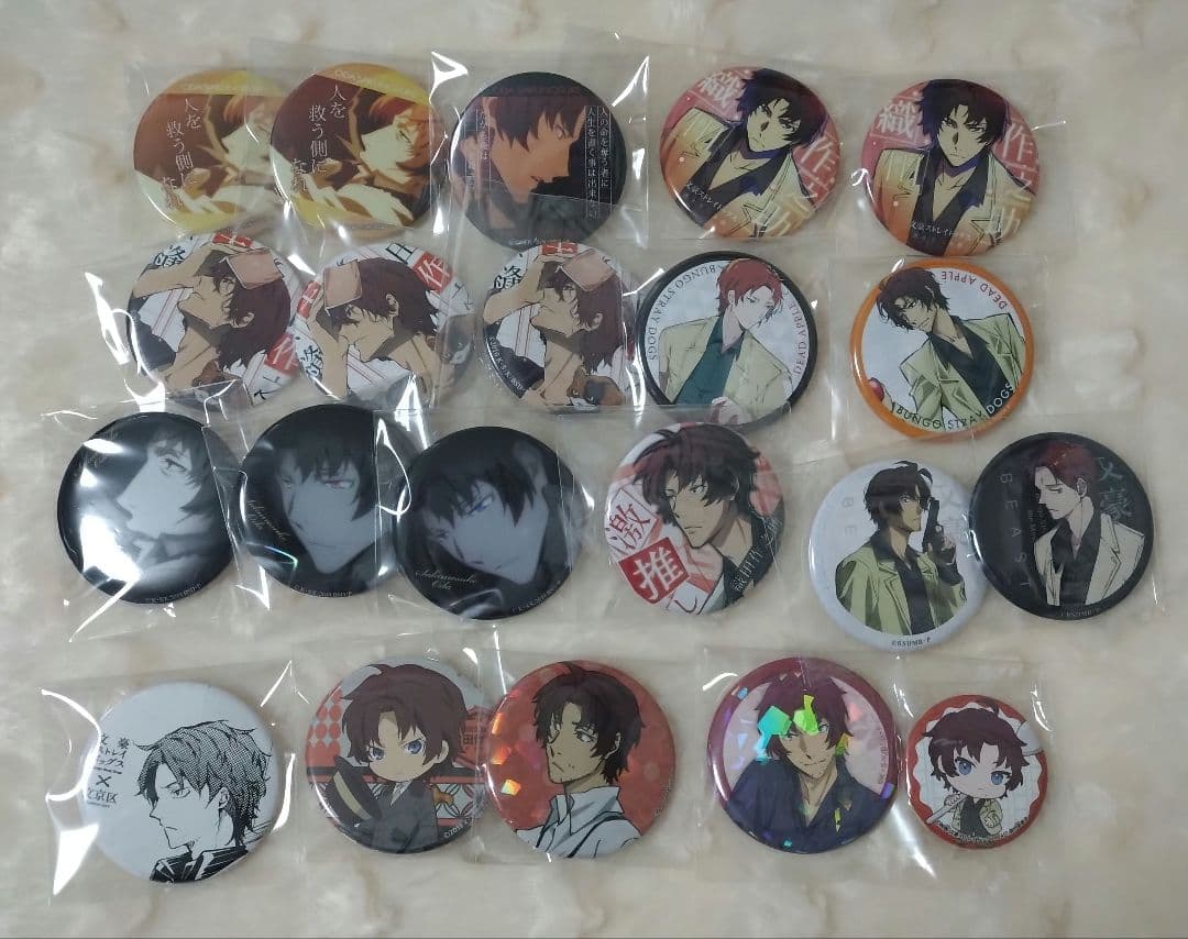 文豪ストレイドッグス 文スト 缶バッジ 織田作之助