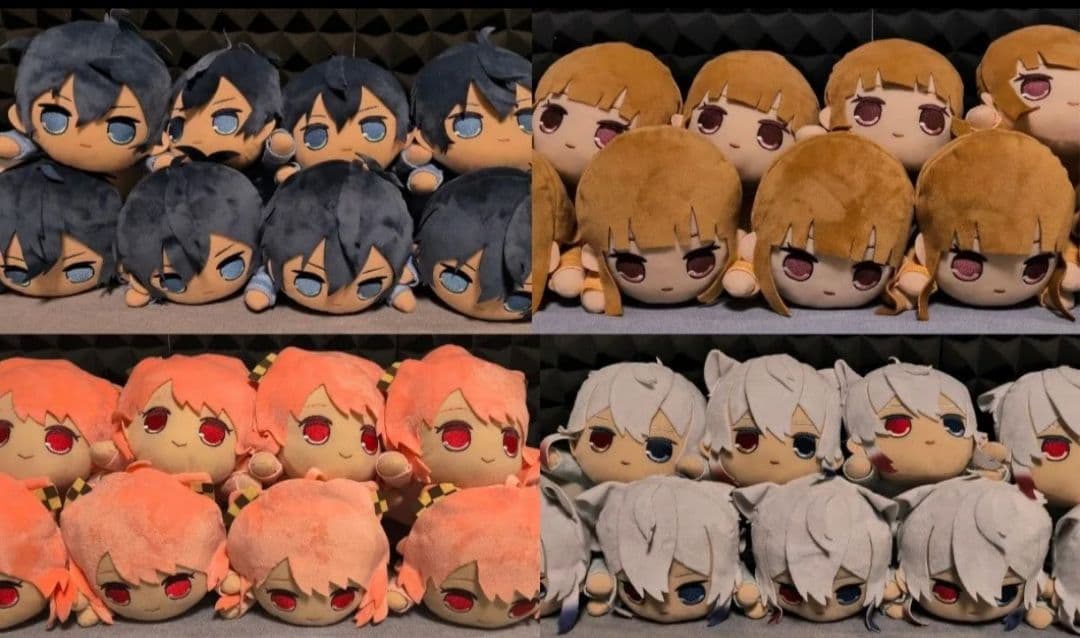 カラフルピーチ ねそべりBIGぬいぐるみ どぬく なおきり えと のあ 32個