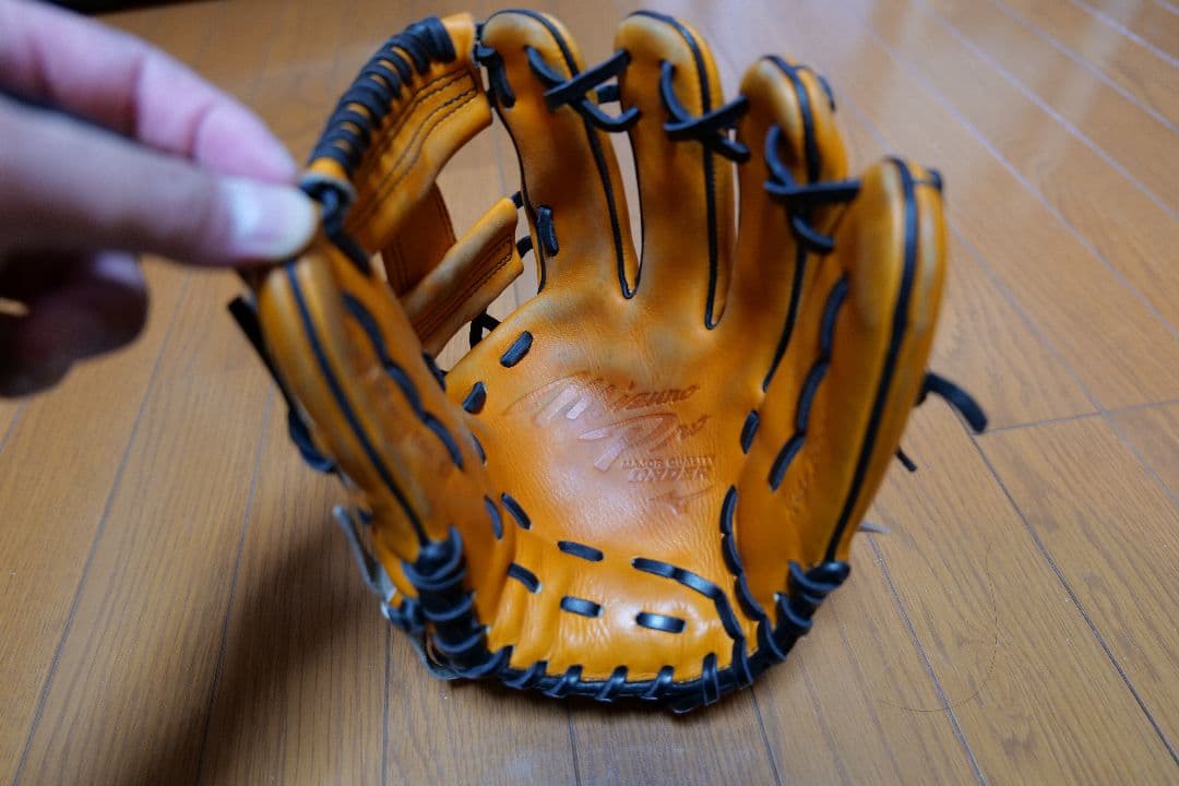Mizuno Pro 　ミズノプロ　軟式グローブ オレンジ　内野手用　オーダー