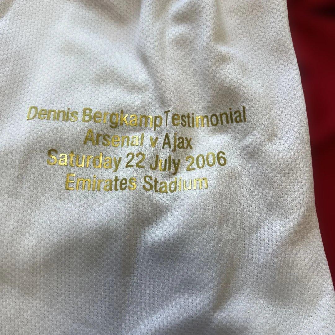 Arsenal Bergkamp #10 引退記念試合ユニフォーム
