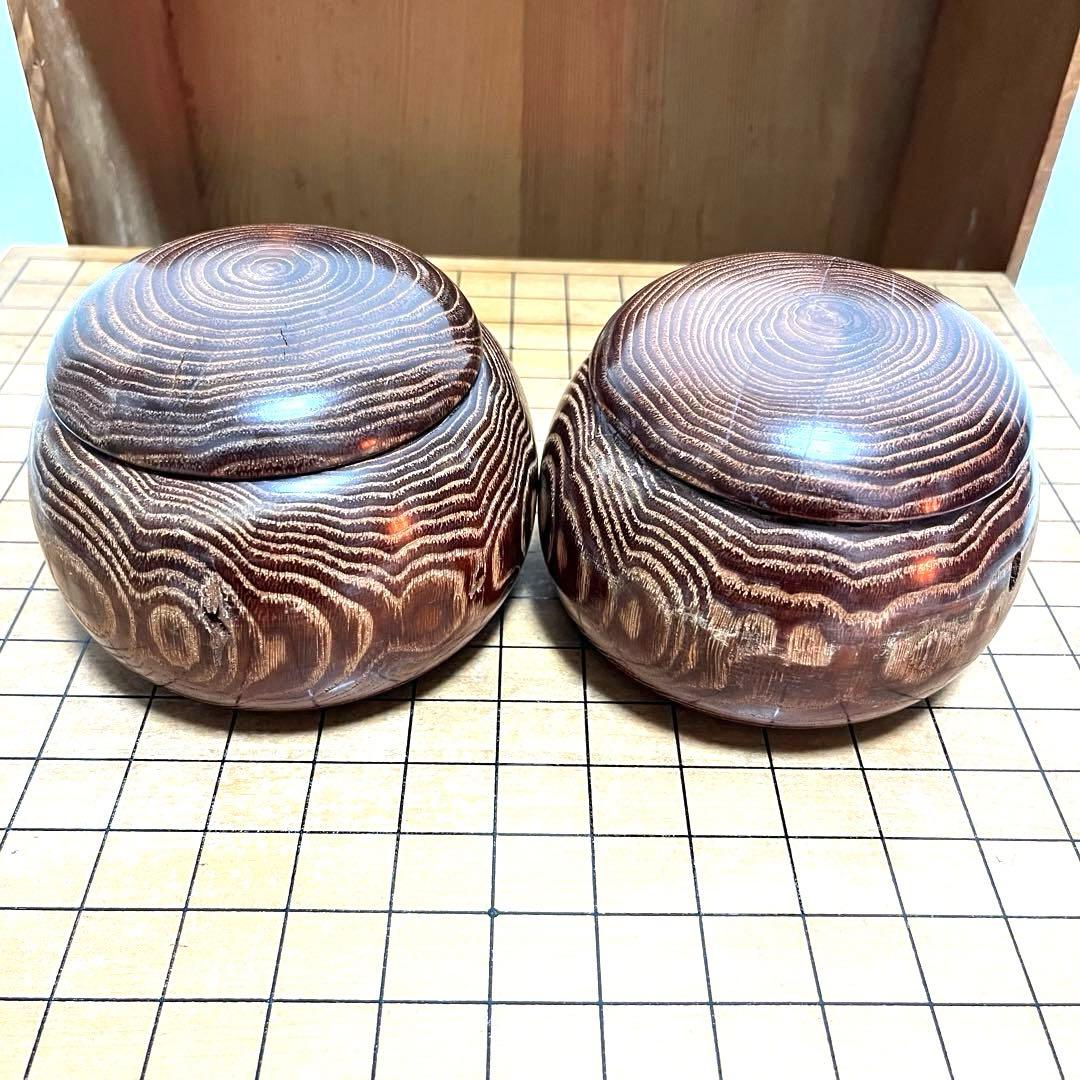 高級 囲碁盤 ケース付き 脚付き へそ有り 碁石セット 厚さ18㎝ 囲碁