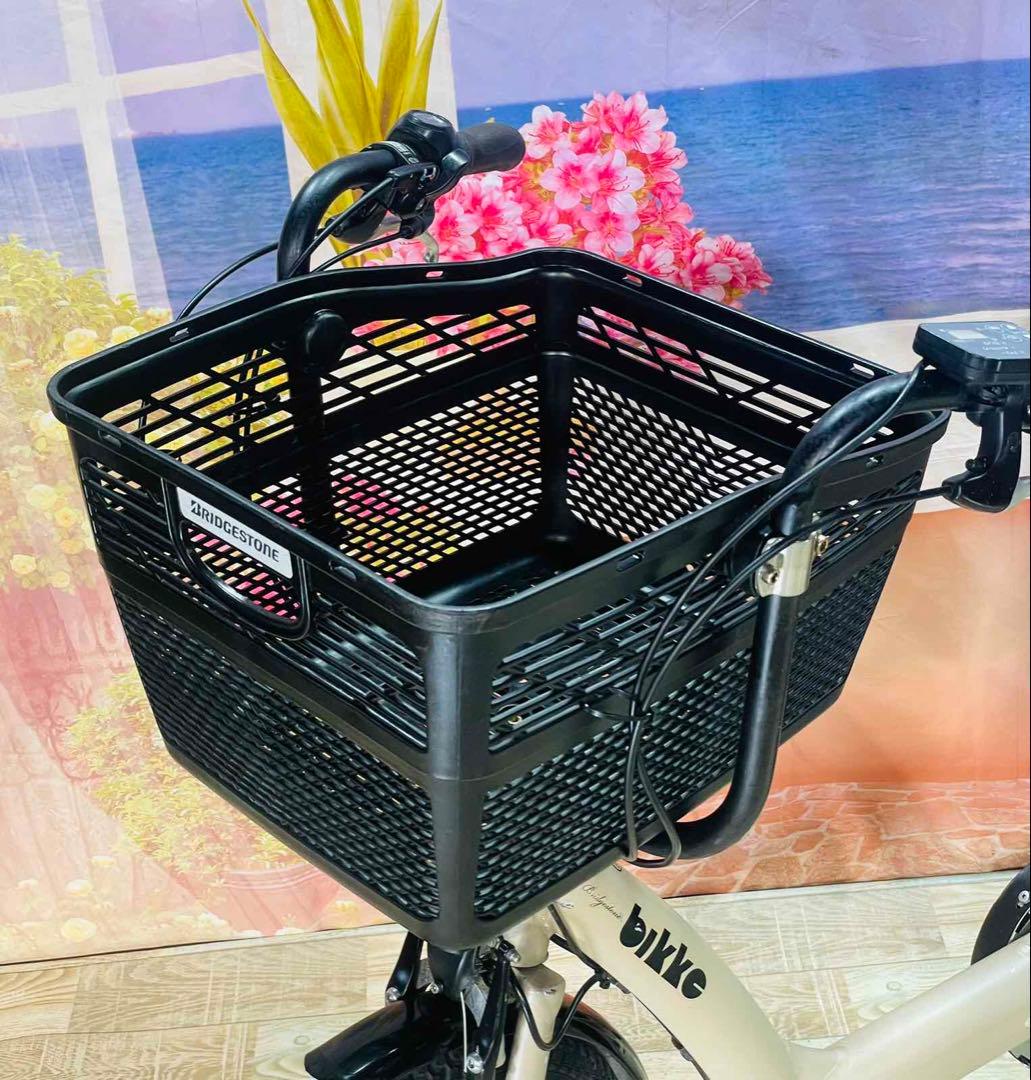 超人気！BIKKE ビッケ13AH！⭐️ブリヂストン子供乗せ電動自転車Y3263