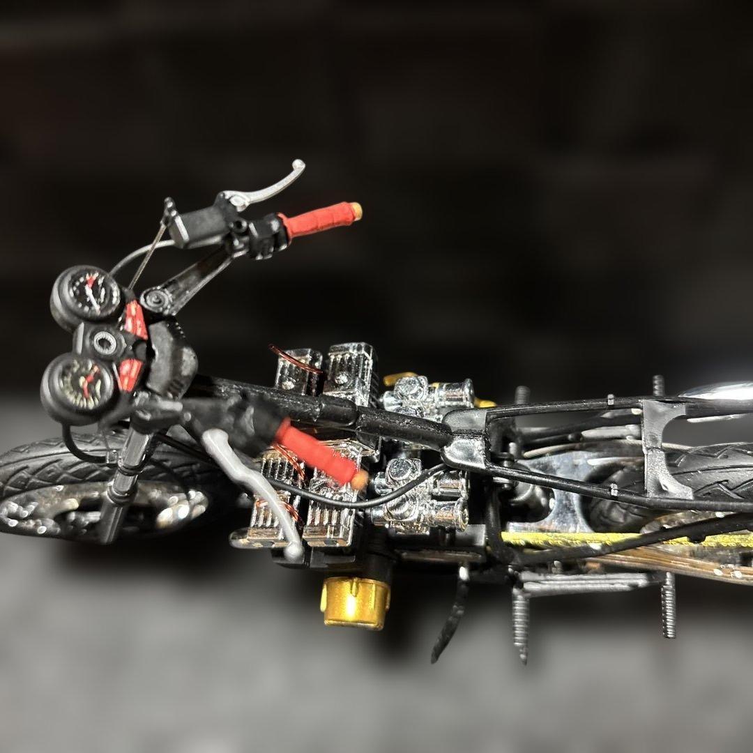 CBX400F プラモデル制作途中