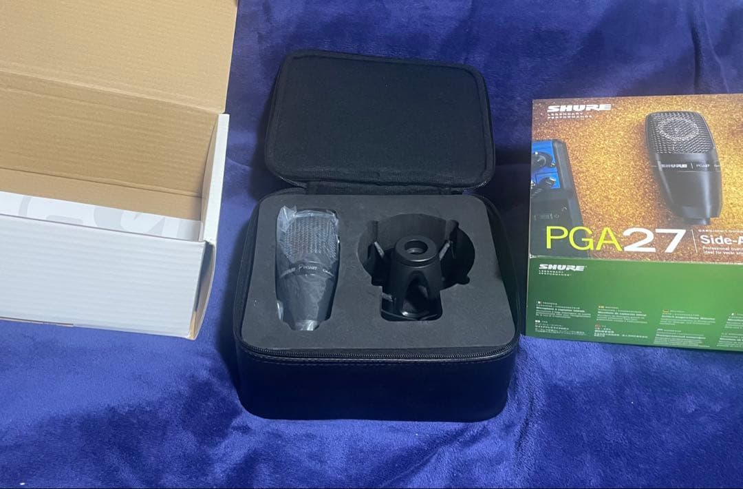 SHURE ラージダイアフラム DCバイアス型コンデンサーマイク PGA27