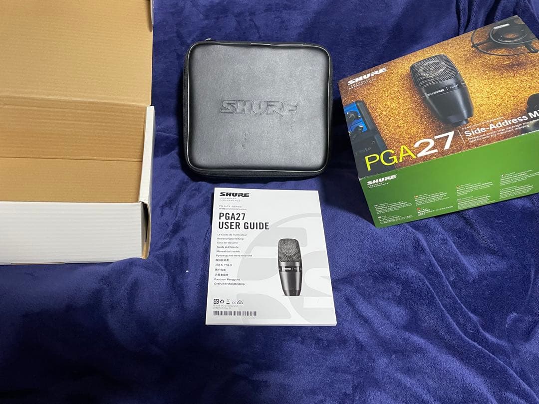 SHURE ラージダイアフラム DCバイアス型コンデンサーマイク PGA27