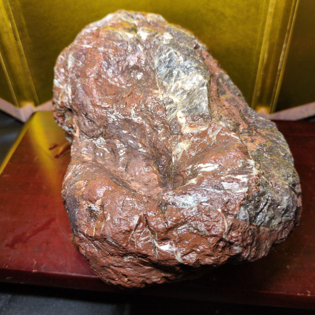 赤石 原石 約3.8kg 天然石 未加工 鑑賞用 水石 希少 レア