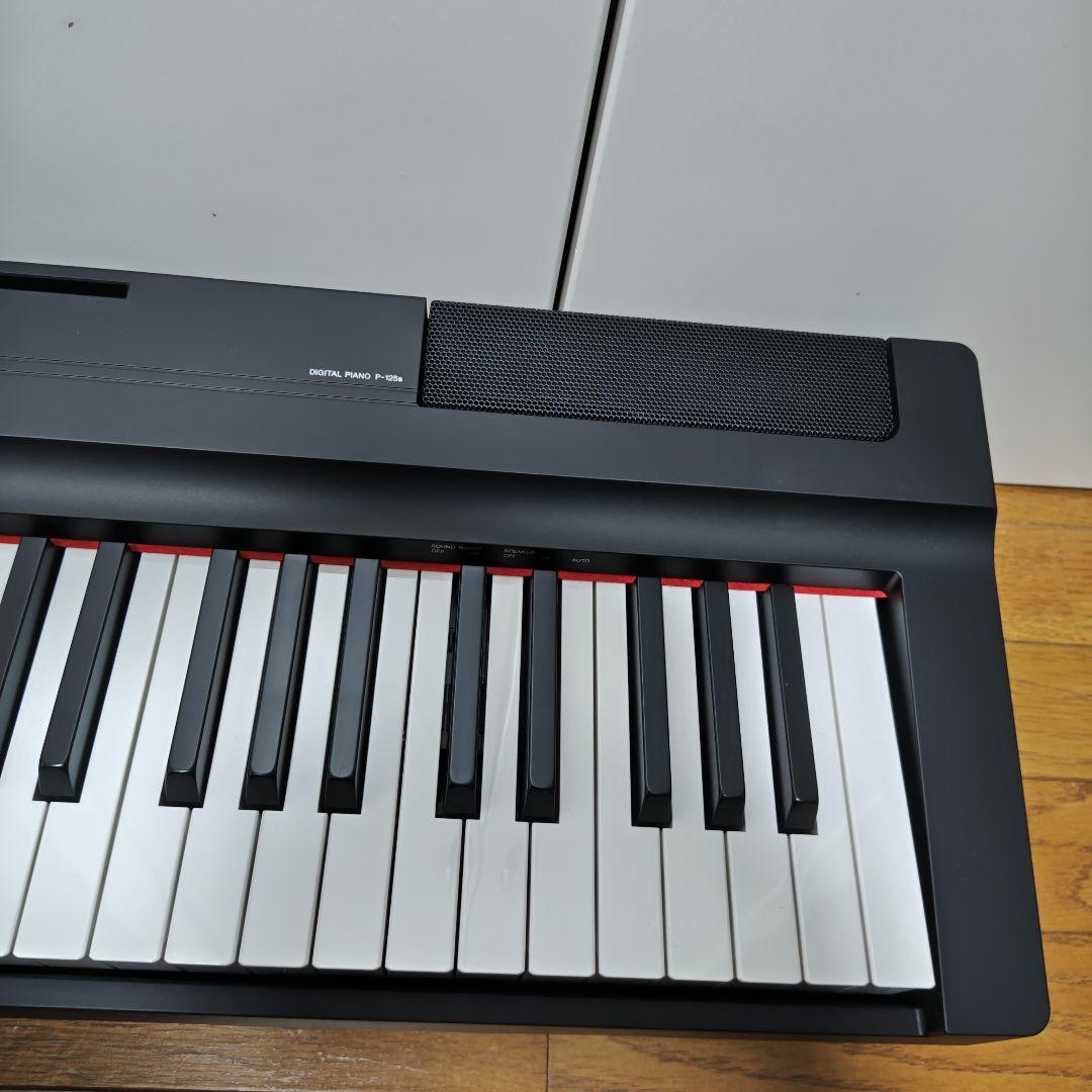 【美品】 YAMAHA 電子ピアノ P-125A ブラック 付属品完備 動作良好