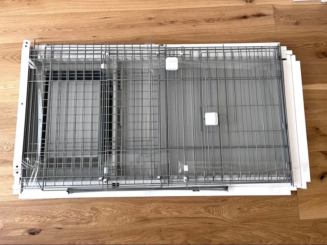 【美品】トイレのしつけができるドックルームサークル・折りたたみペットケージ