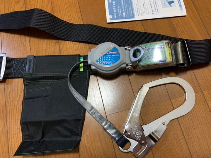 ツヨロン　胴ベルト型墜落制止用器具　ツーウェイリトラ　黒　Ｍ　ロック機能付き