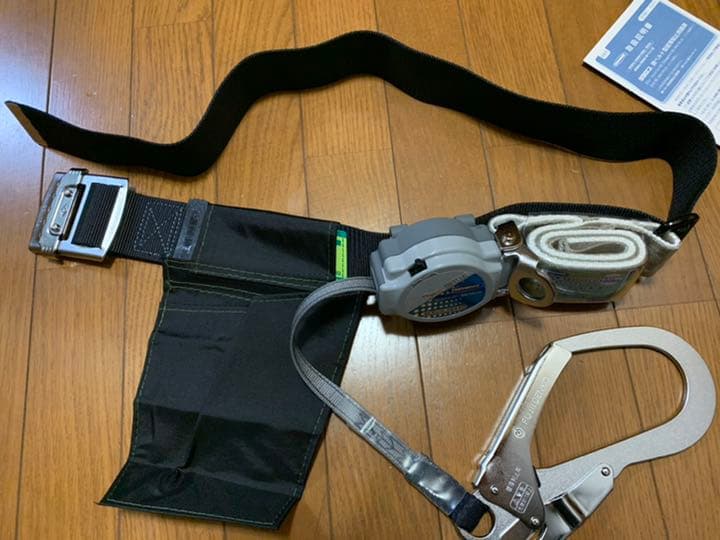 ツヨロン　胴ベルト型墜落制止用器具　ツーウェイリトラ　黒　Ｍ　ロック機能付き