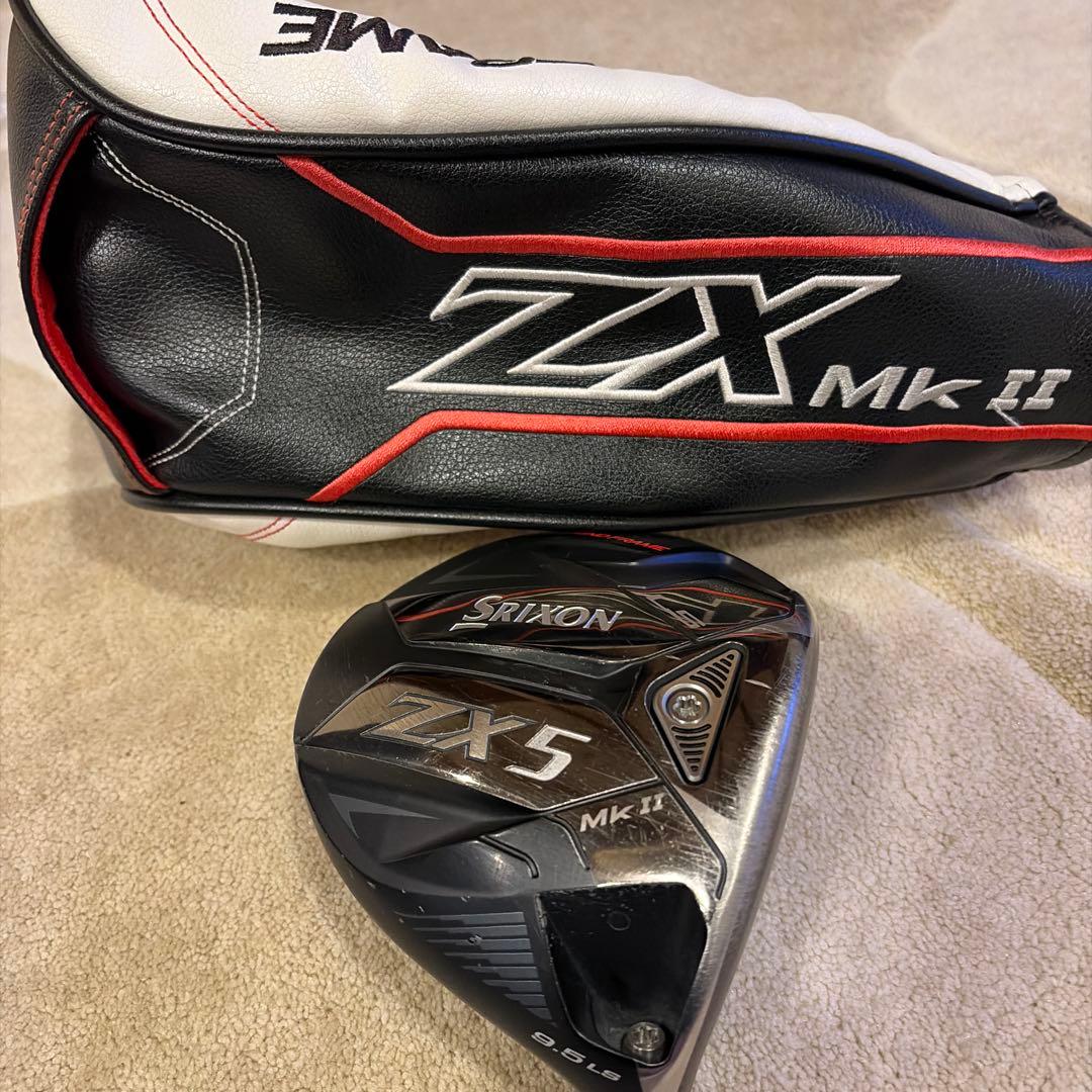 スリクソン zx5 MK2 9.5 LS ドライバーヘッド　ヘッドカバー付