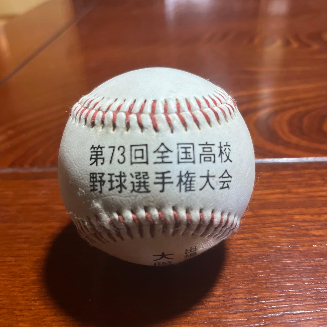 大阪桐蔭高等学校 野球記念ボール 第73回全国高校野球選手権大会