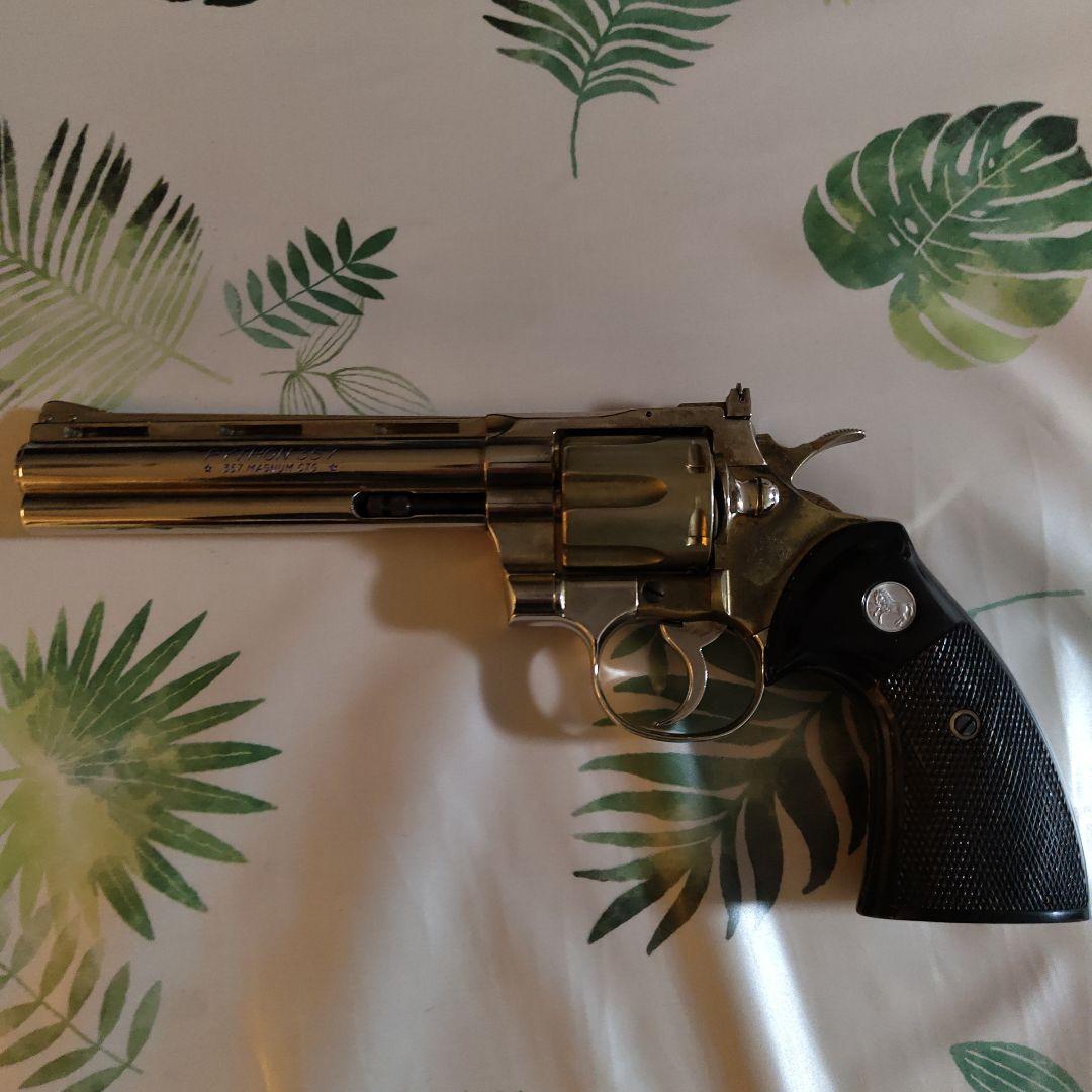 国際 コクサイ コルトパイソン .357 6インチ モデルガン 箱付（刻印あり）