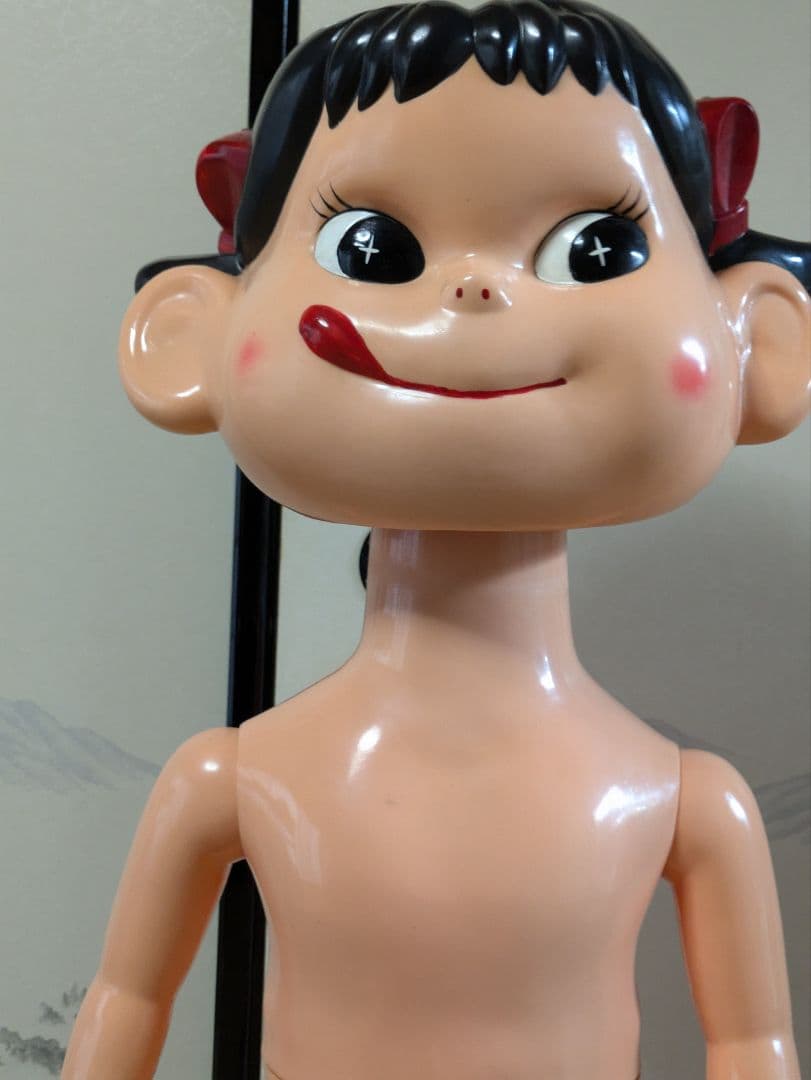 もんちゃん専用　ホッペ赤店頭ペコちゃん　等身大ペコちゃん　店頭用ペコちゃん