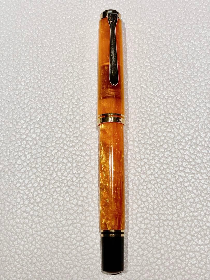【最終値下げ】ペリカン万年筆スーベレーン M600 ヴァイブラントオレンジ EF
