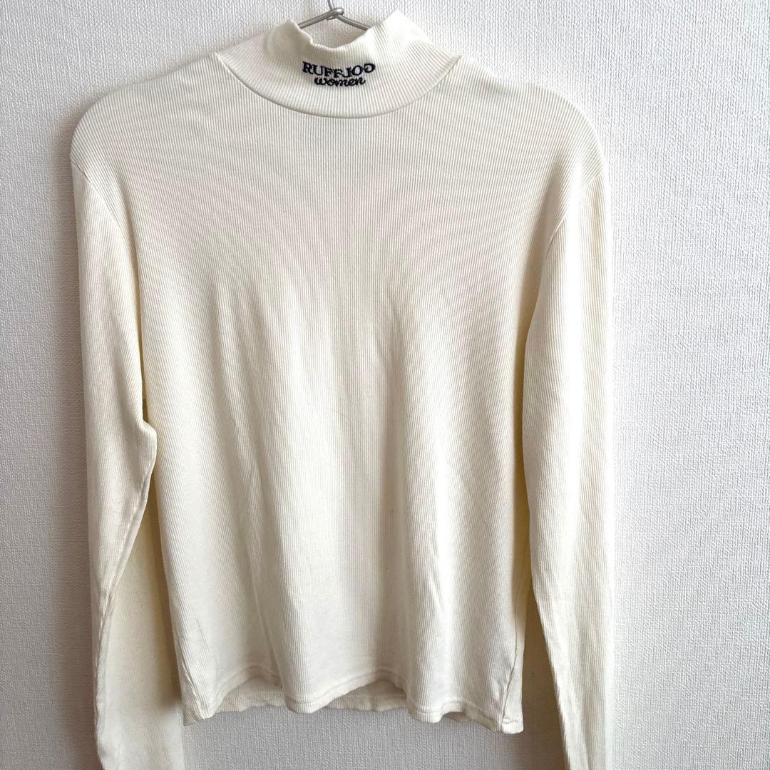 レディースウェア RUFFLOG WOMEN RW SKIN TOPS WHITE