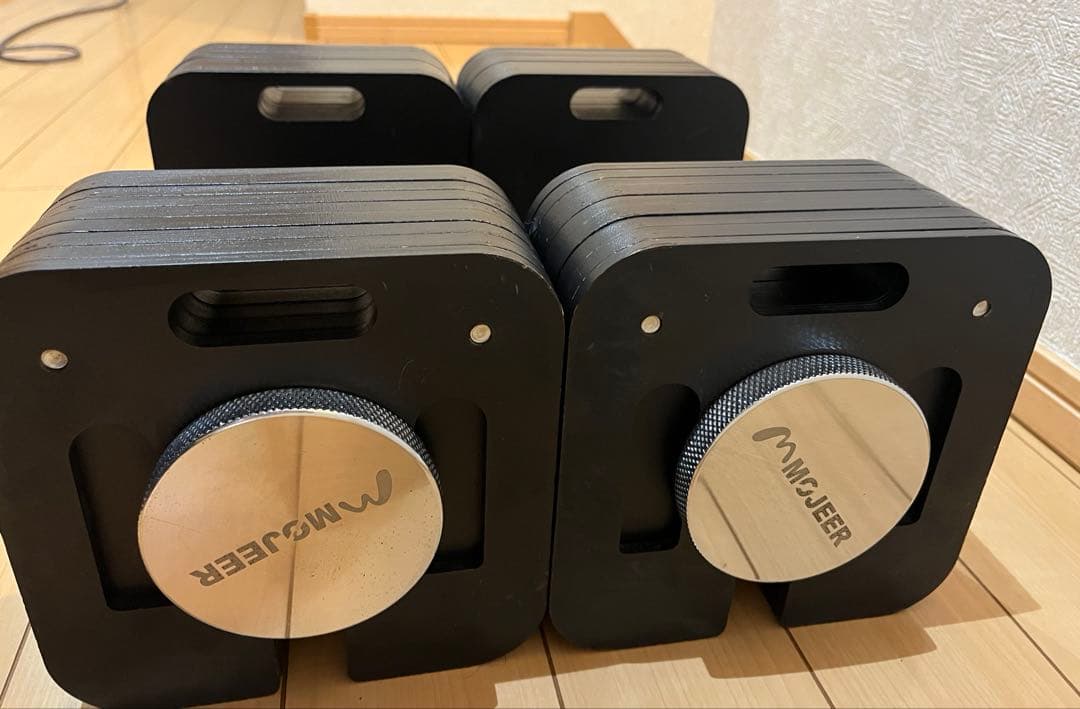 MOJEER 可変式ダンベル 36kg×2個 1KG刻み コンパクト ホームジム
