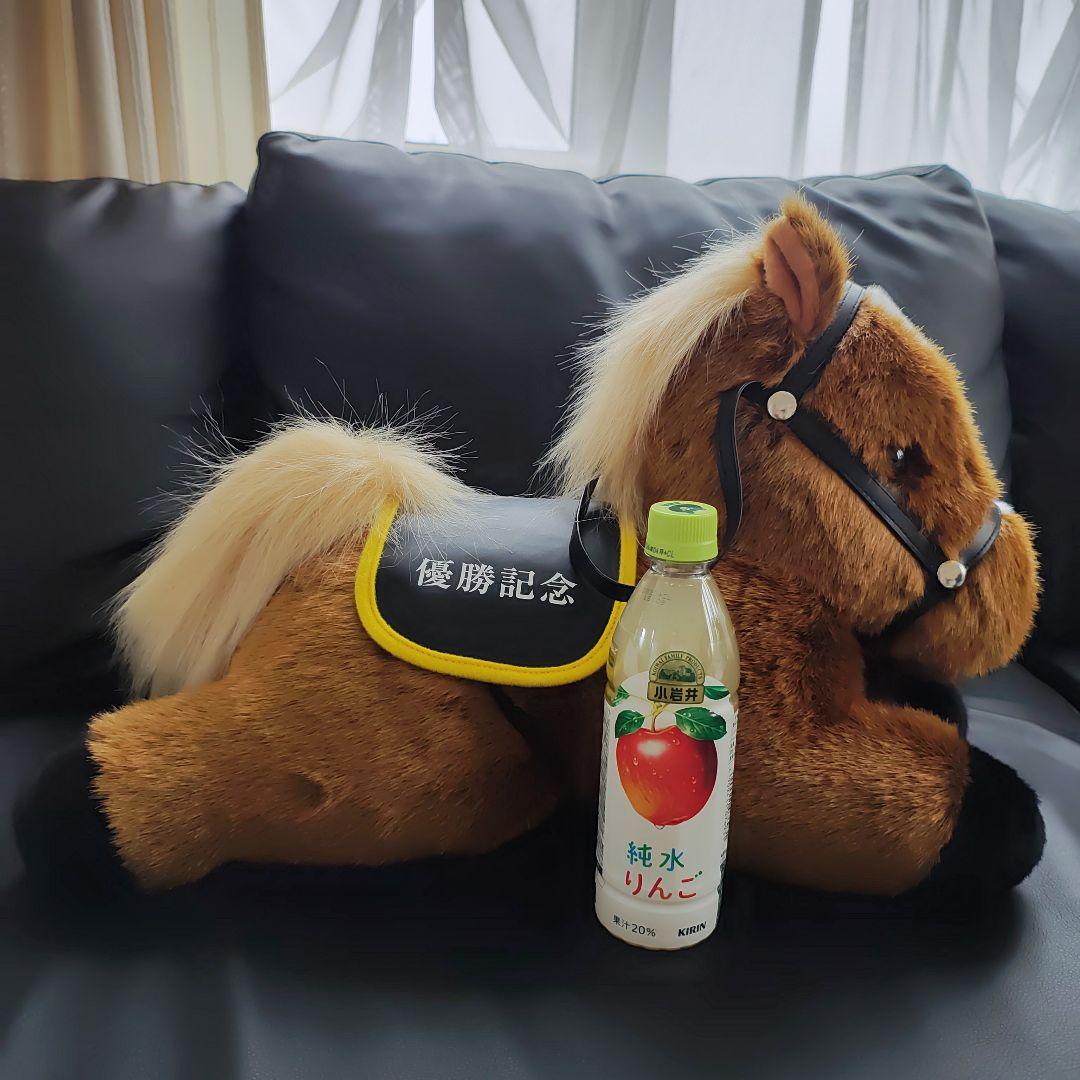【非売品】JRA競走馬「特大ぬいぐるみ」競馬グッズ 優勝記念/ ウマ娘 中央競馬
