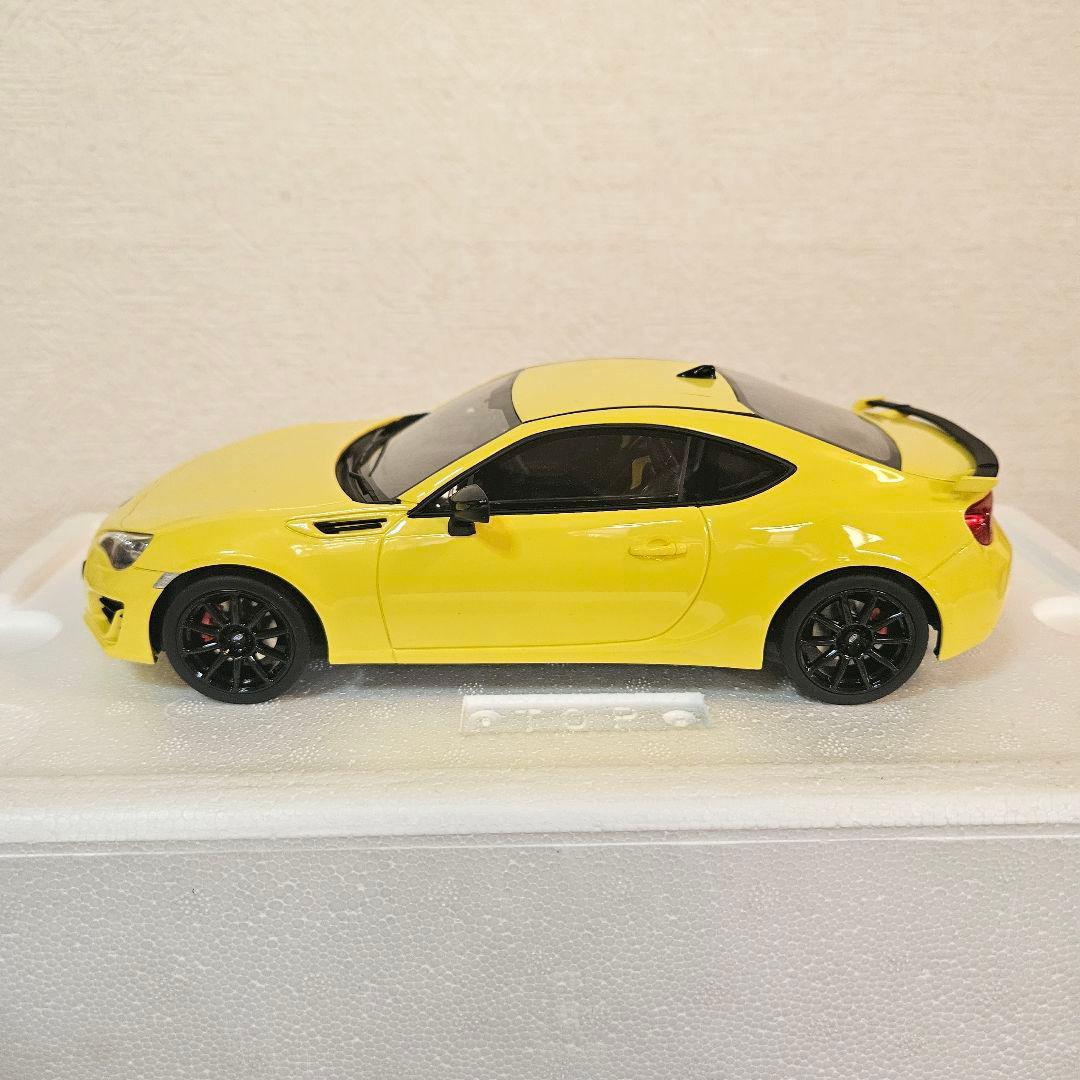 京商 イエロー KYOSHO 1/18 スバル SUBARU BRZ GT