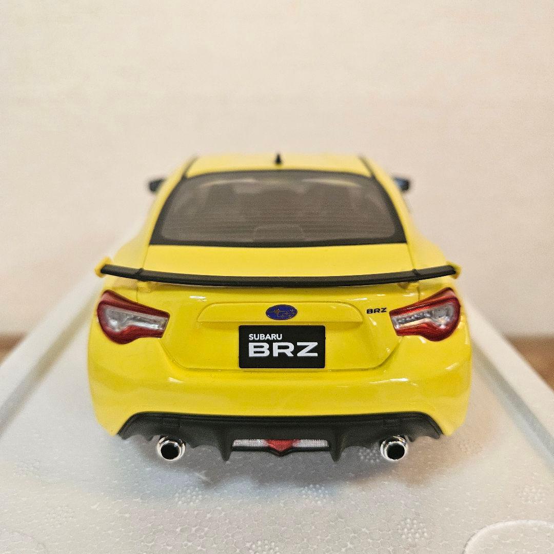 京商 イエロー KYOSHO 1/18 スバル SUBARU BRZ GT